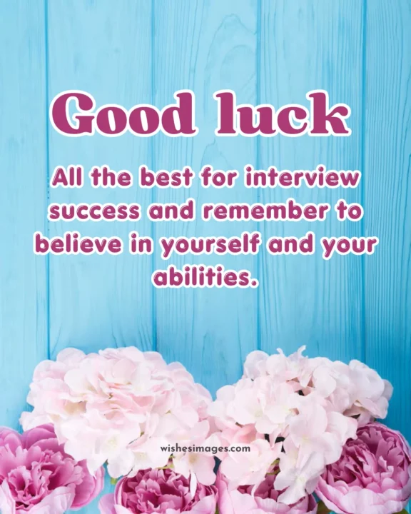 best of luck for job interview images