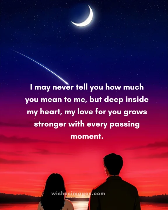 Romantic Love Messages for Secret Love