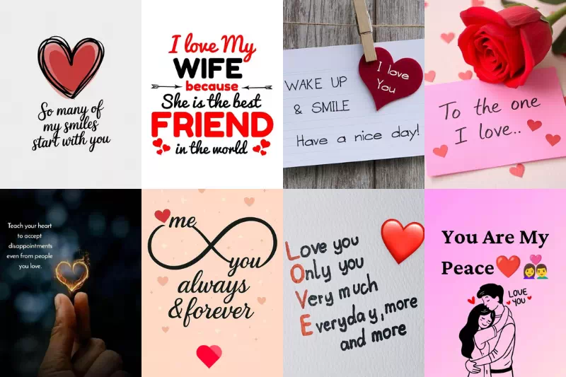 Beautiful Romantic Love Quotes WhatsApp DP Images