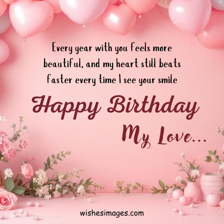 Romantic Birthday Love Messages for Wife