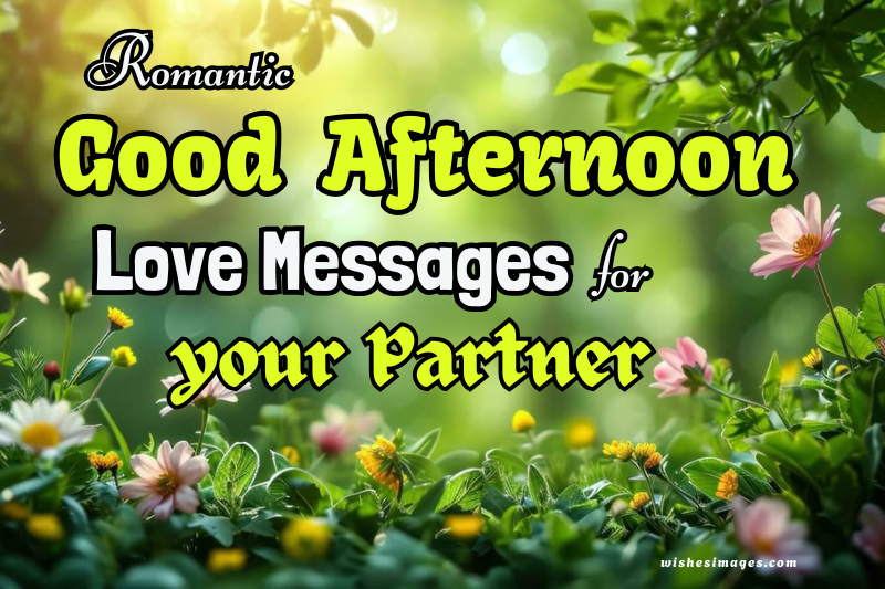 200+ Beautiful & Romantic Good Afternoon Love Messages for your Partner