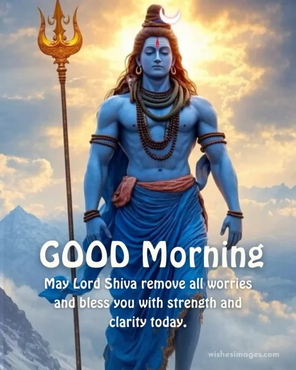 Good Morning Shiva Prayers and Blessings