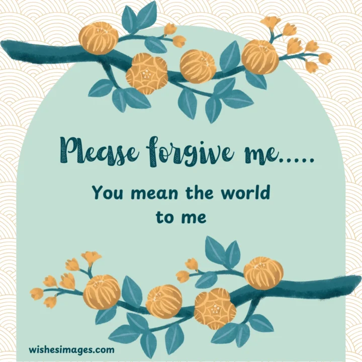 Apology Love Messages for Him