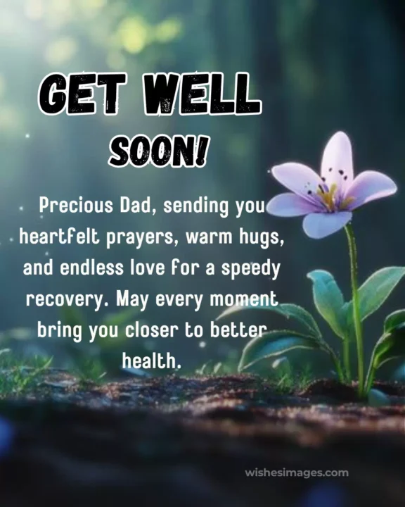 Speedy recovery wishes for dad images