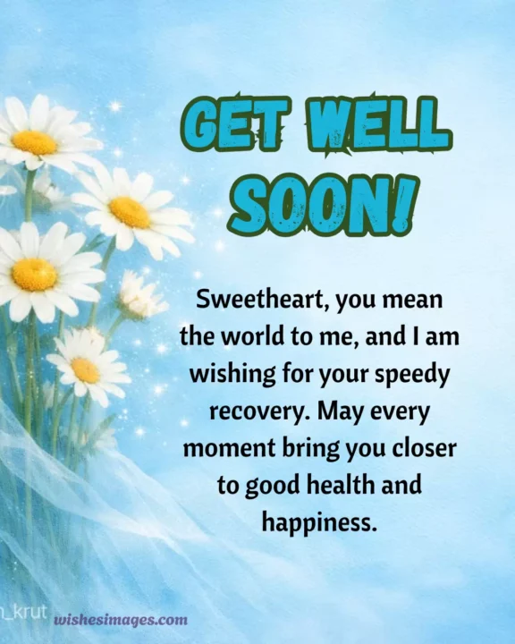 Emotional Get Well Soon Greetings for Wife