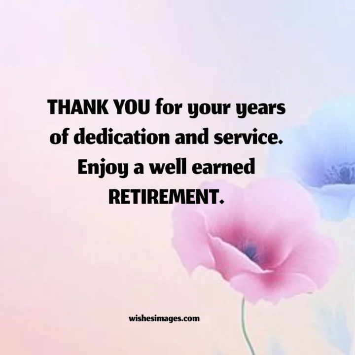 Retirement Wishes for Government Employees