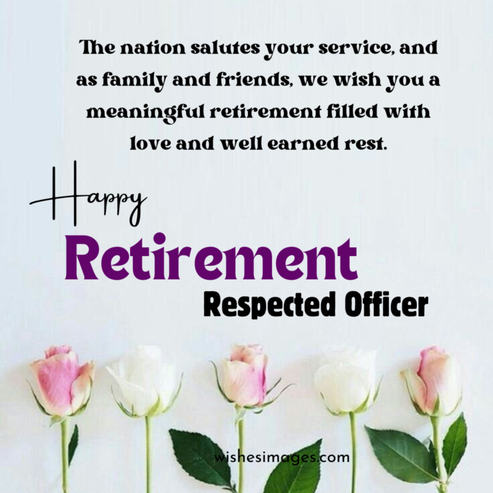 Retirement Wishes for Army Personnel