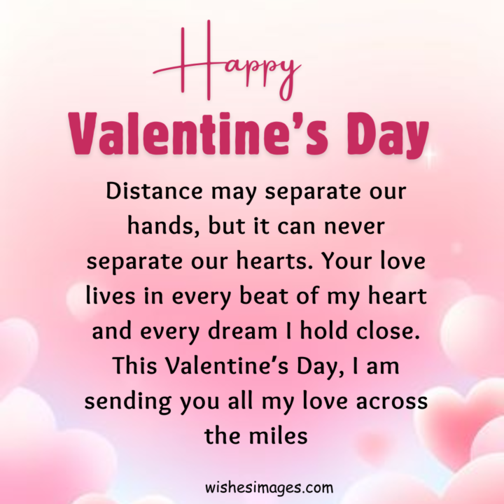 Emotional Valentine’s Day Wishes for Long Distance Relationships