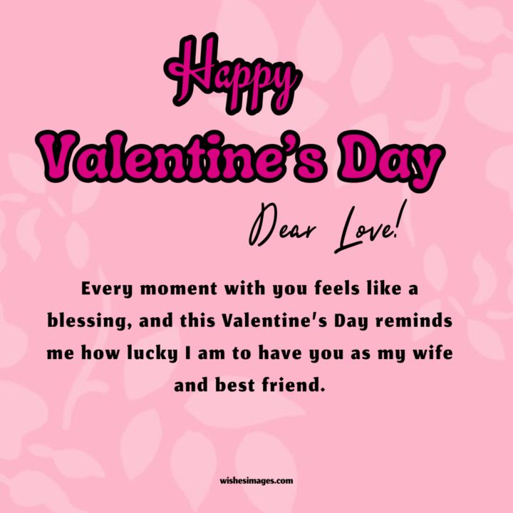 Emotional Valentine Messages for wife
