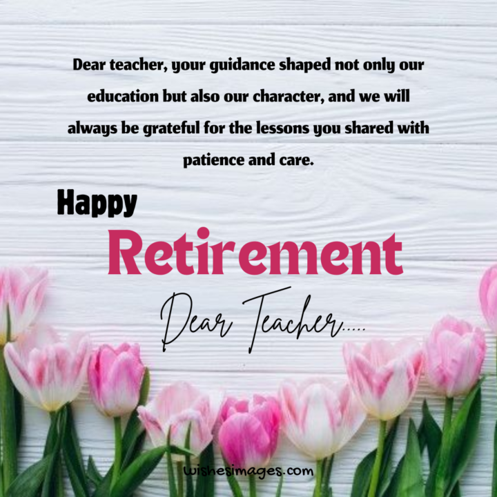 Retirement Wishes for Teachers