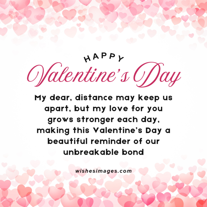 Long Distance Valentine’s Day Wishes