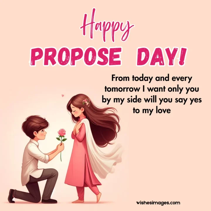 heart touching Romantic Propose Day wishes images