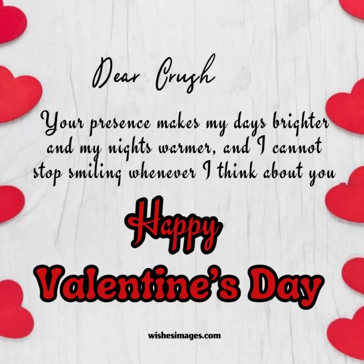Romantic Valentine’s Day Wishes images for Crush