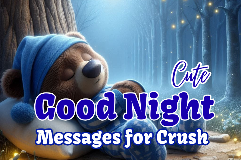 250+ Sweet Good Night Messages for Crush to Make Them Smile