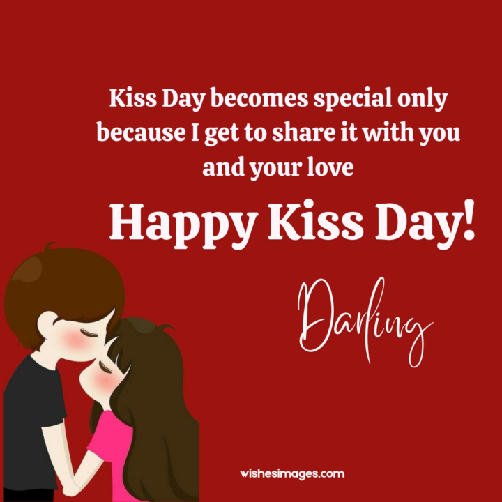 Heart Touching Kiss Day wishes