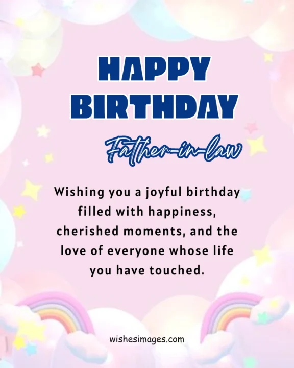 Birthday Wishes for Father-in-Law