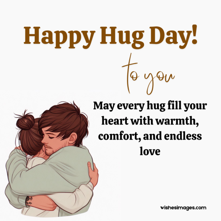 Romantic Hug Day wishes