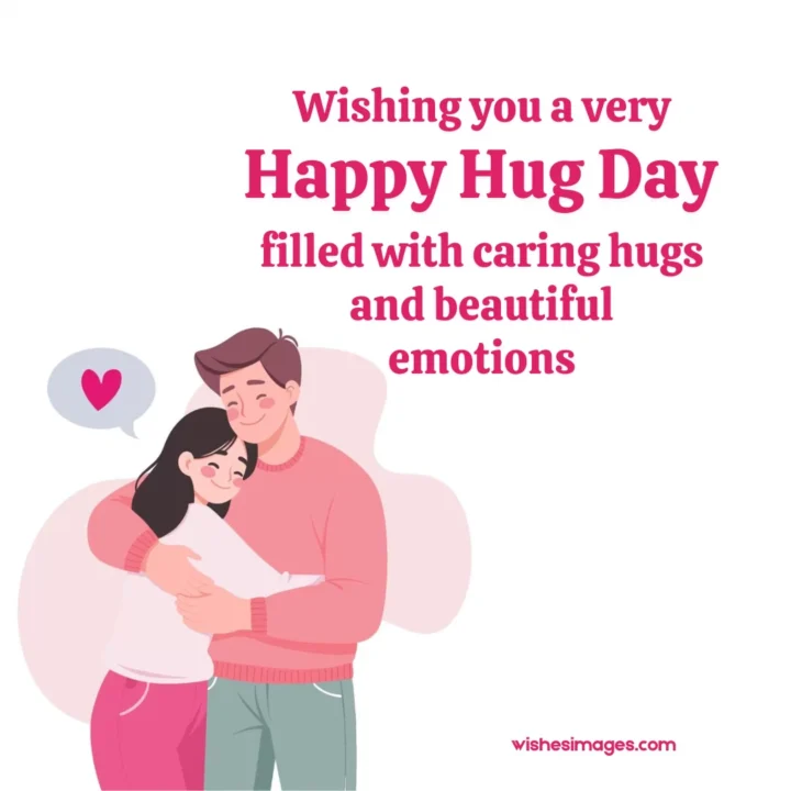 romantic hug day wishes for love couple
