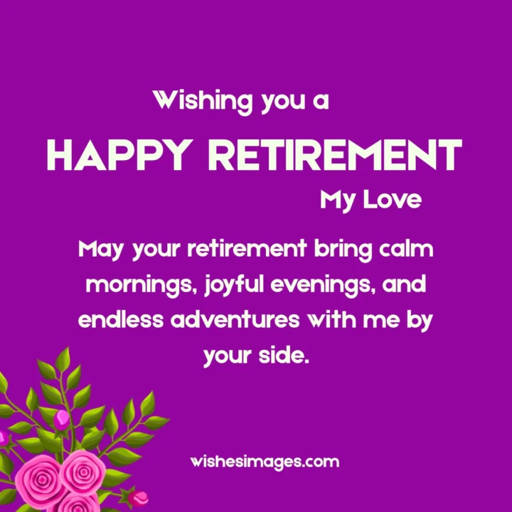 Retirement Wishes for Husband