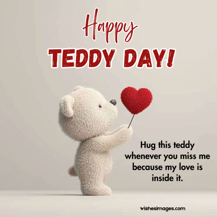 Heart Touching Teddy Day wishes images
