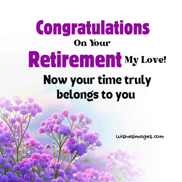 Retirement Wishes for Husband