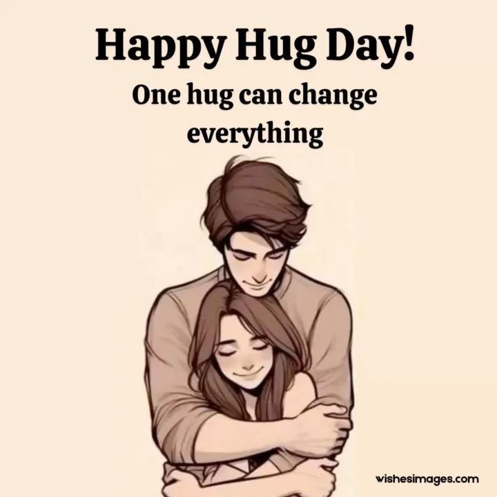 Romantic Hug Day Wishes for Boyfriend