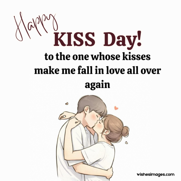 Romantic Kiss Day Wishes