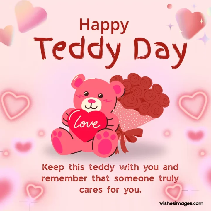 Romantic Teddy Day wishes images