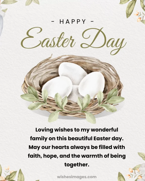 Easter Wishes for Family Members
