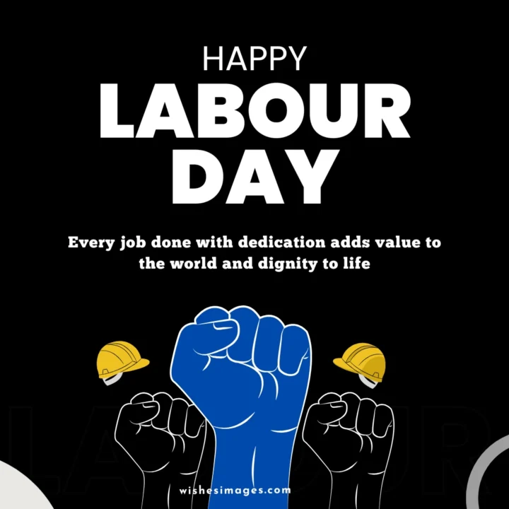 short labour day wishes images