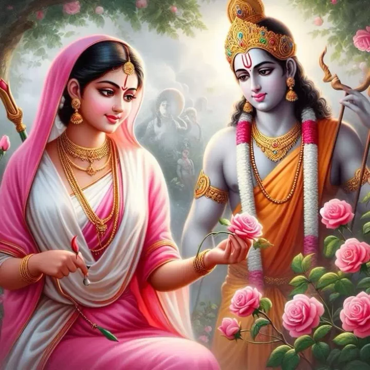Latest Shri Ram Sita DP Image for instagram
