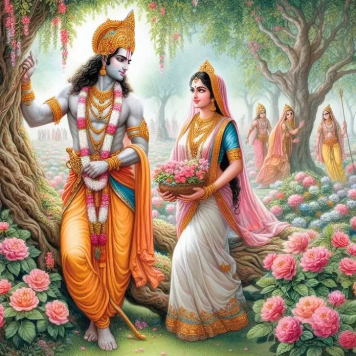 Beautiful Ram Sita DP Image
