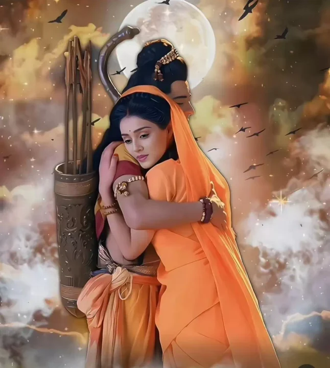 Beautiful Ram Sita DP Image
