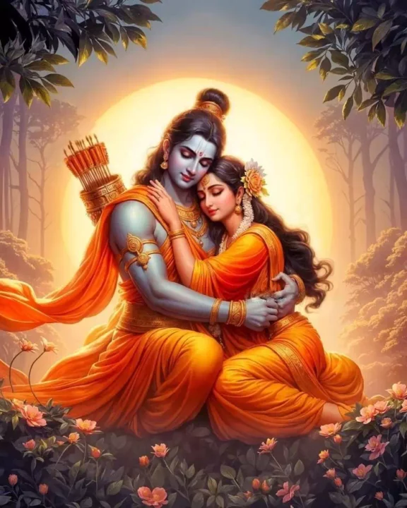 Beautiful Ram Sita DP Image

