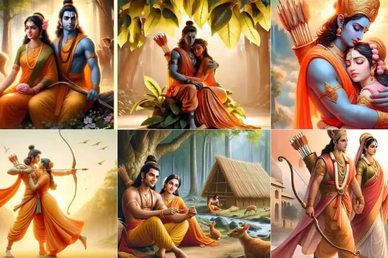 Beautiful Shri Ram Sita DP Images in HD