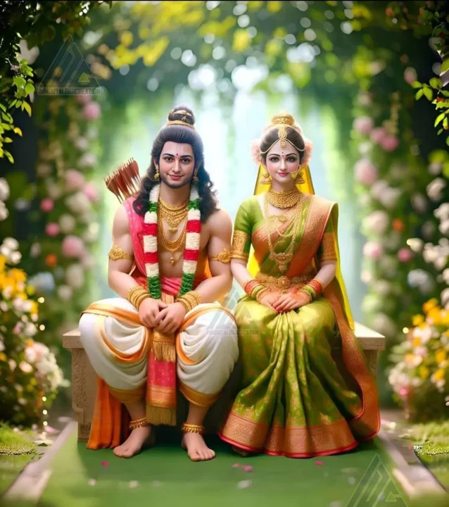Beautiful Ram Sita DP Image
