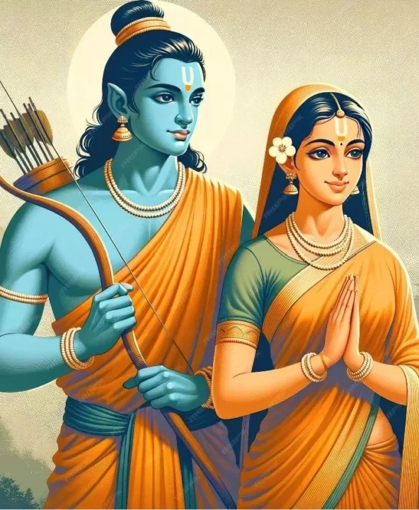 Lord Ram and Sita HD Profile Picture
