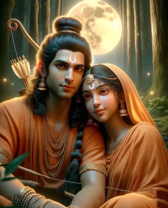 Beautiful Ram Sita DP Image
