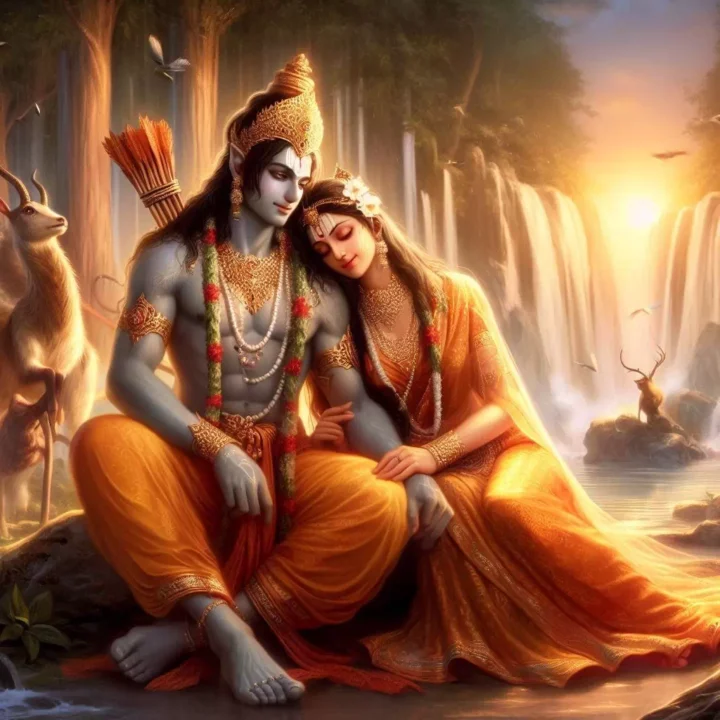 Ram Sita Profile Picture for WhatsApp
