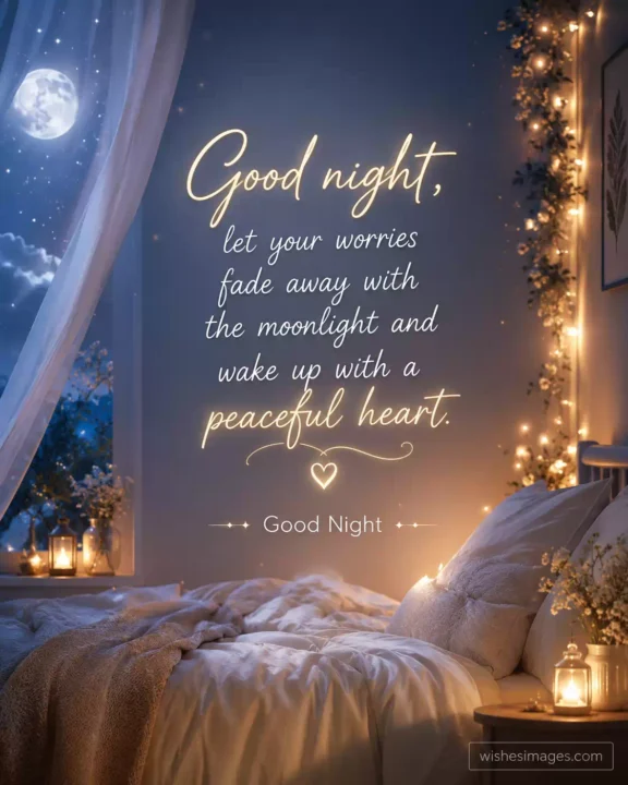 good night wishes images