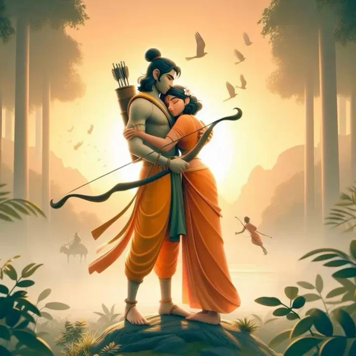 Latest Shri Ram Sita DP Image

