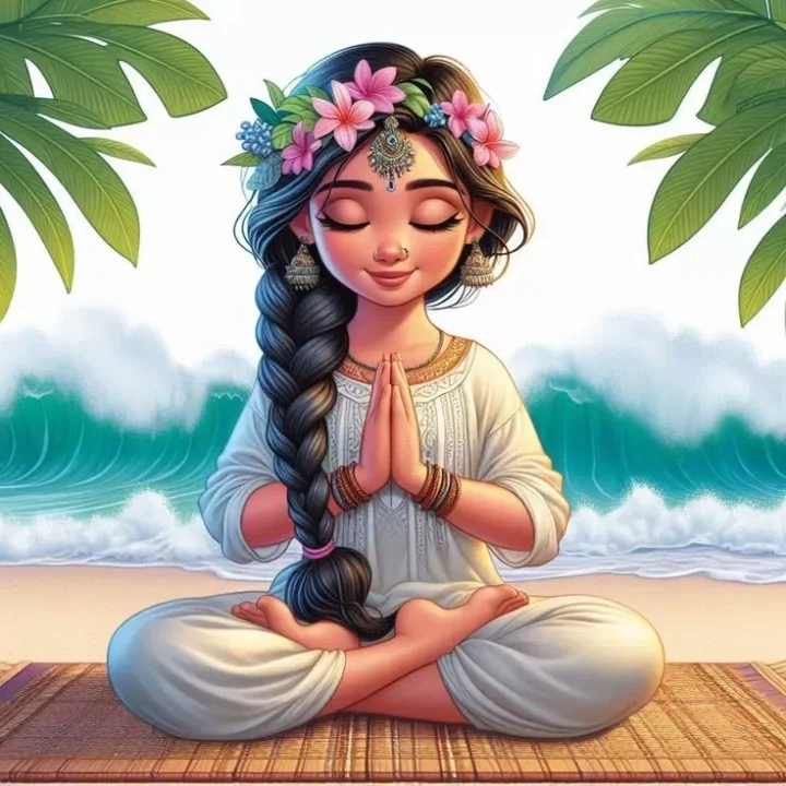 Beautiful Yoga Day DP Image for WhatsApp