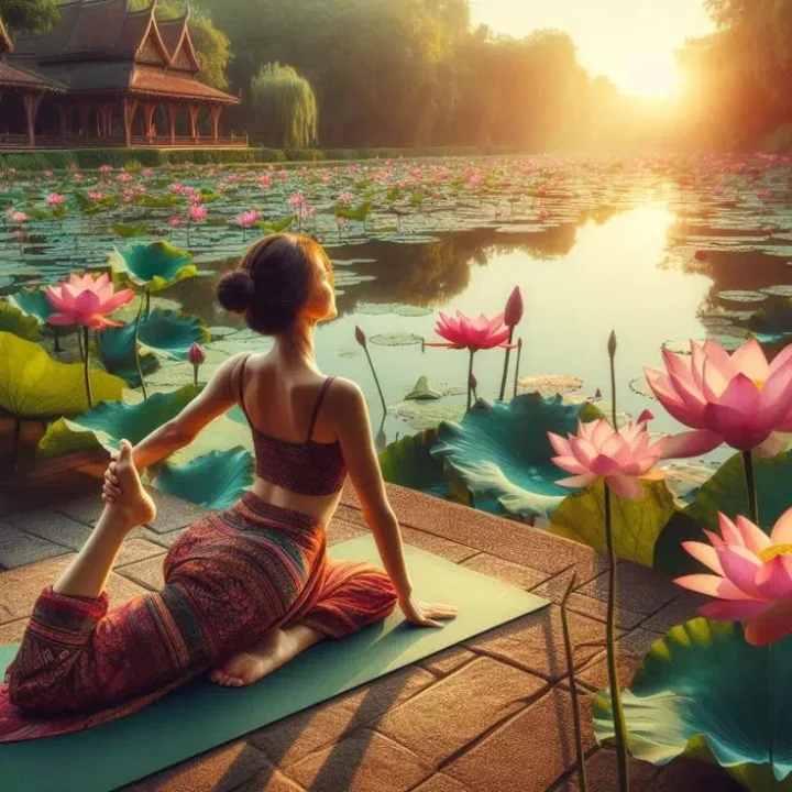 Beautiful Yoga Day DP Image for WhatsApp