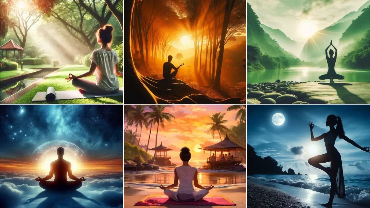 Beautiful Yoga Day DP Image for WhatsApp